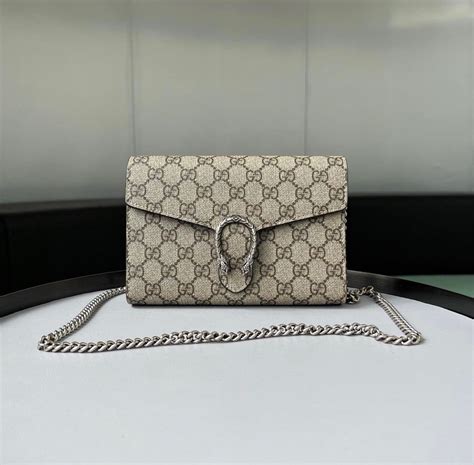 gucci dionysus wallet on chain used